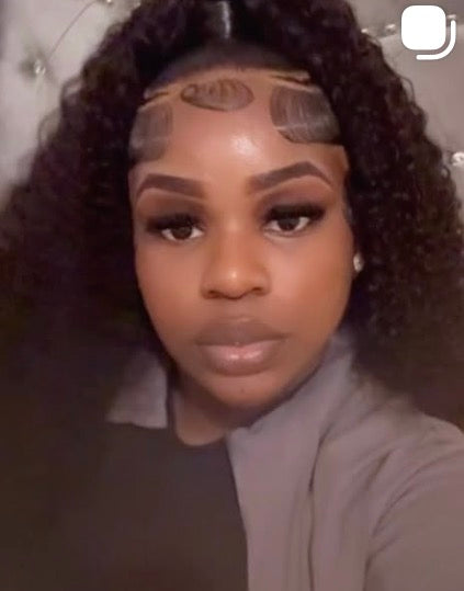 Burmese Curly Frontal Wig