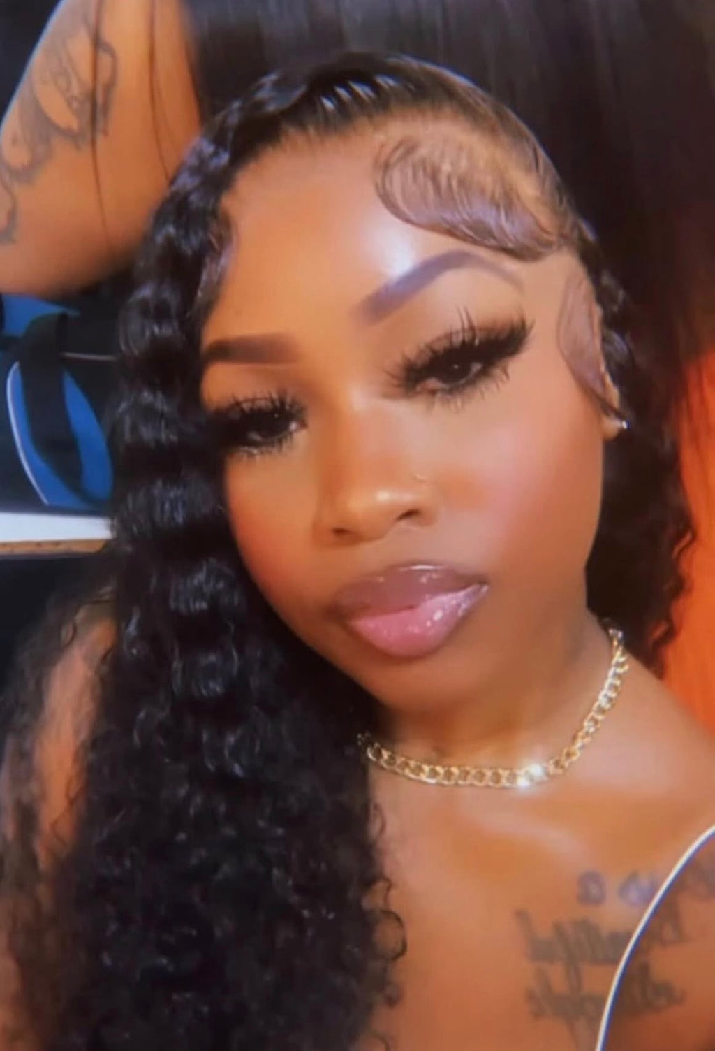 Burmese Curly Frontal Wig